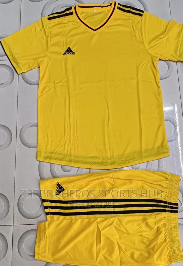 Yellow Imported Football Jerseys - main view