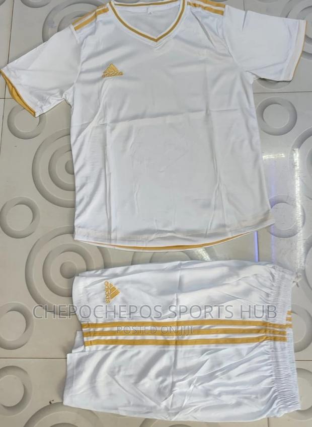 White Imported Football Jerseys