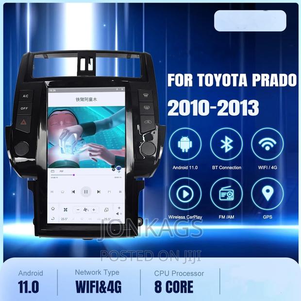 Android Tesla for Landcruiser Prado150 , 2010 - 2013 - main view
