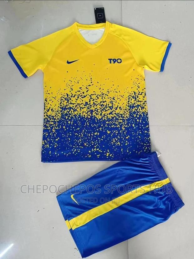 Yellow Football Jerseys - main view