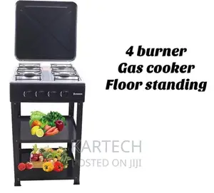 Premier 4 Burner Gas Cooker Floor Standing Cooker