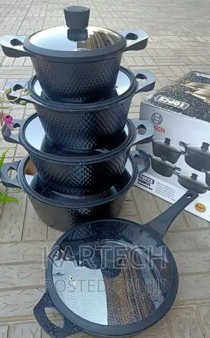 Bosch 11pc Cookware With Silicone Lid