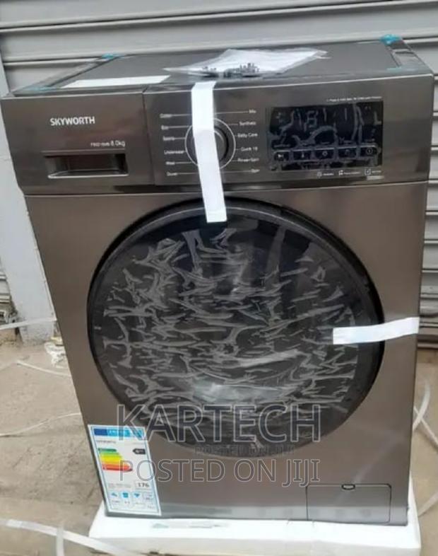 Skyworth 8kgs Front Load Washing Machine. - main view