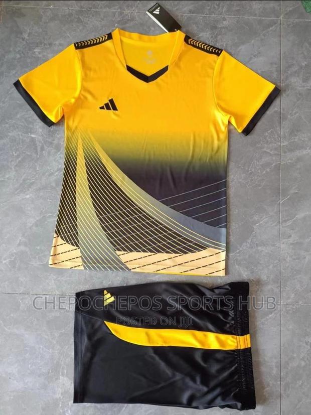 Yellow Football Jerseys - main view