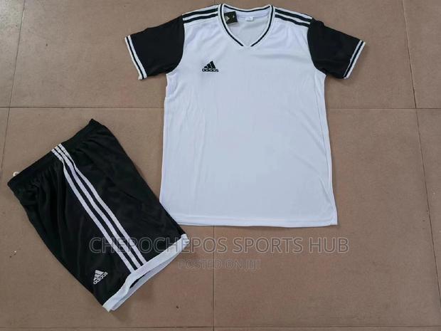 White Quality Football Kits - thumbnail 4