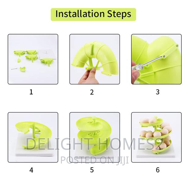 Sliding Spiral Egg Holder / Fruit Holder - thumbnail 2