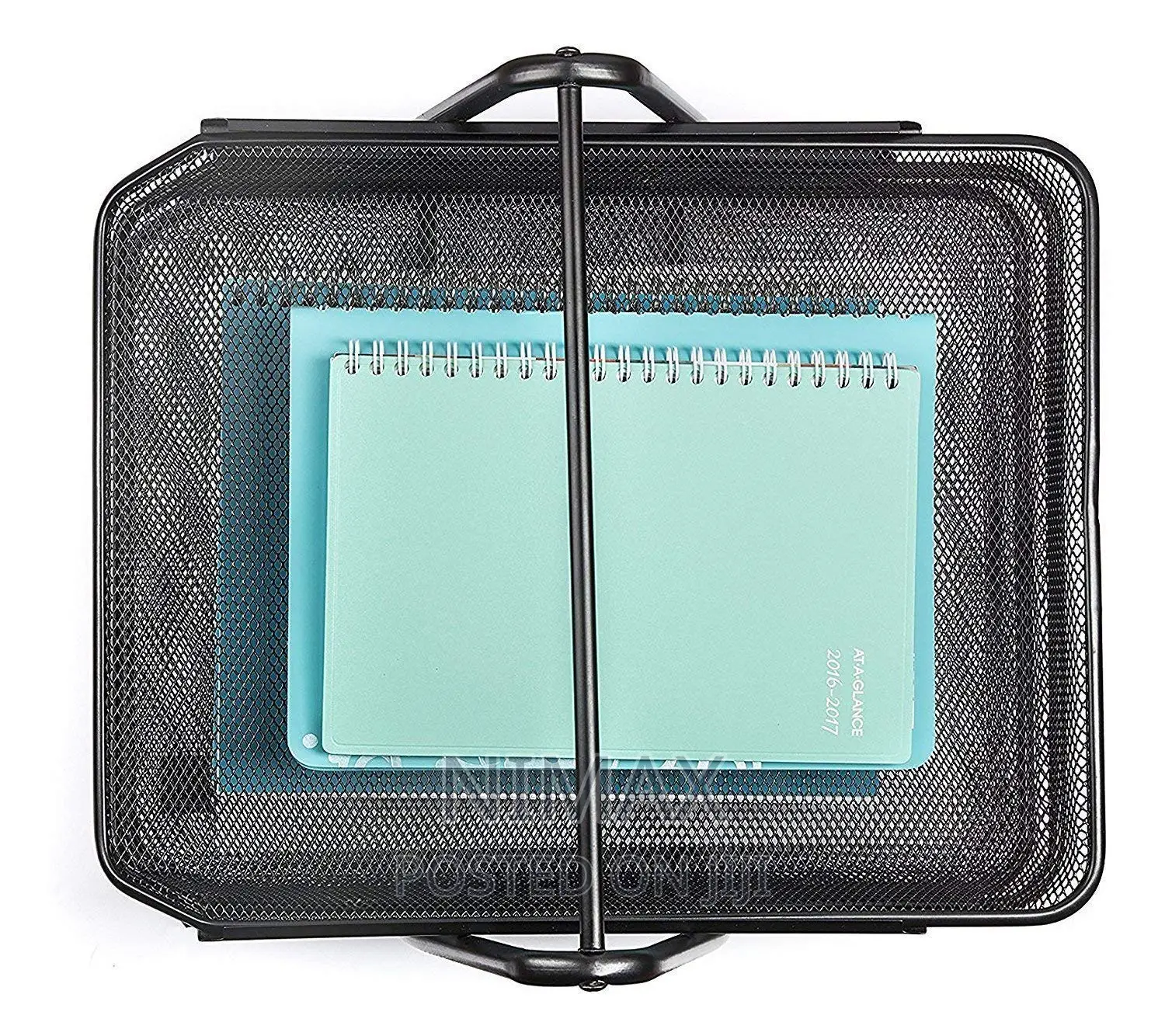 4 Tier Metal Mesh Desk Organizer File Rack Letter Tray A4 Pa