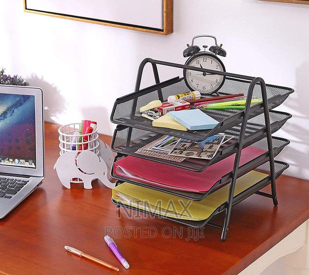 4 Layer Office Tray Mesh Black - thumbnail 4