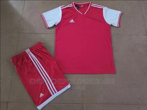 Red Quality Imported Football Jerseys - thumbnail 2
