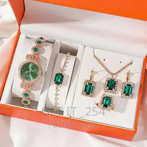 5in1 Ladies Gift Sets*
Consists Of
Watch
Necklace