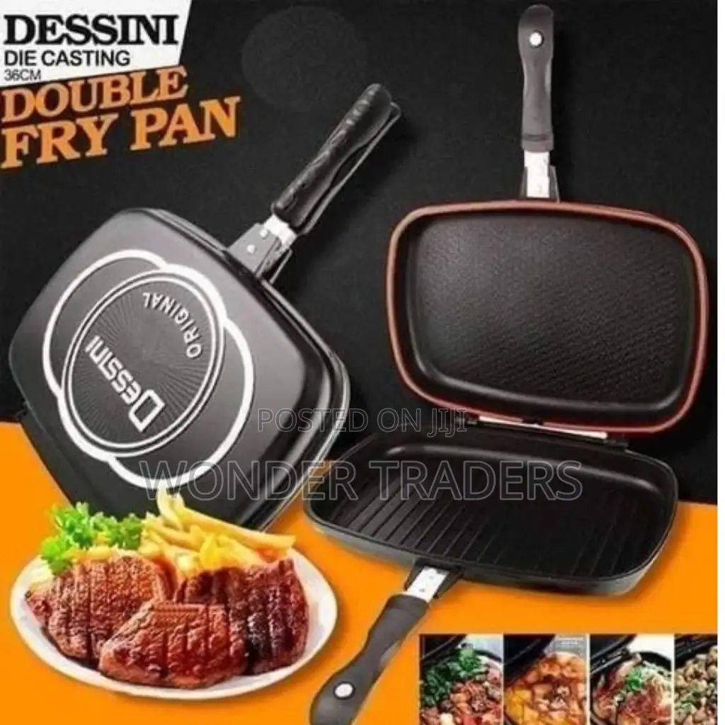 36cm Double Grill Pan