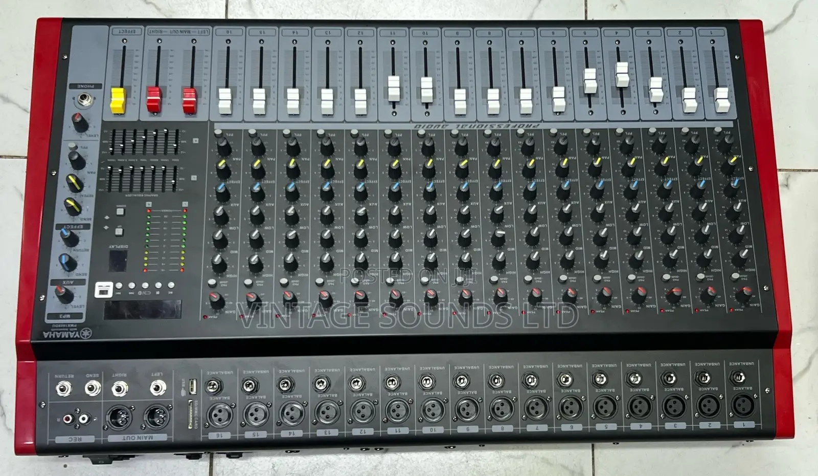 Yamaha Powered Mixer /Amplifier Usb16 Channel
