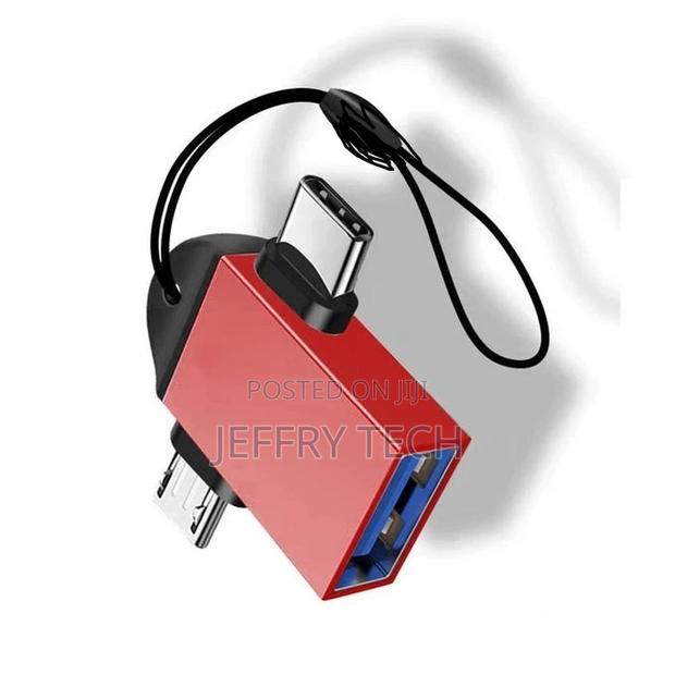 2 in 1 Type-C Micro USB OTG Adapter USB 3.1 Data Transmit C - thumbnail 3