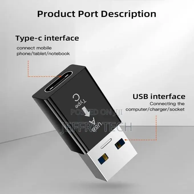 General Type-C to USB 3.0 Adapter USB C Female to USB 3.0A M