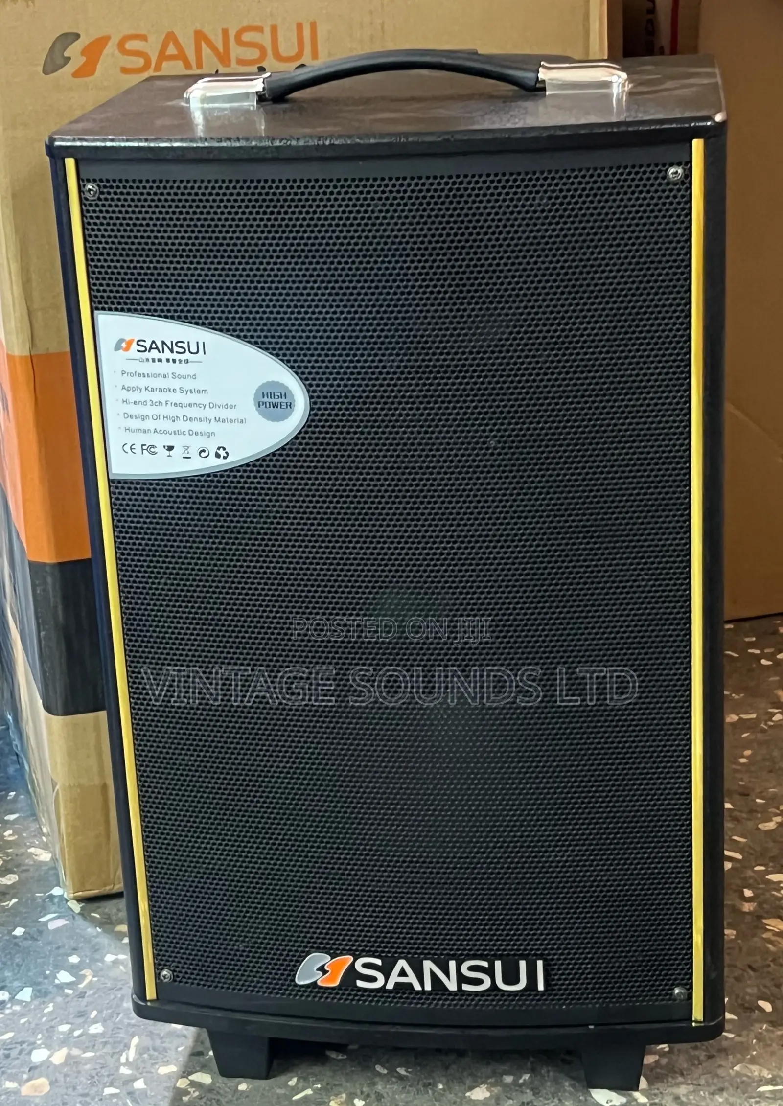 SANSUI 12 Inch Professional Sound Karaoke System