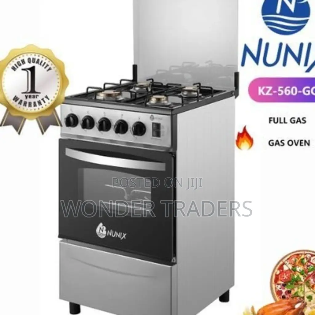 4 Gas Burner Oven Cooker
