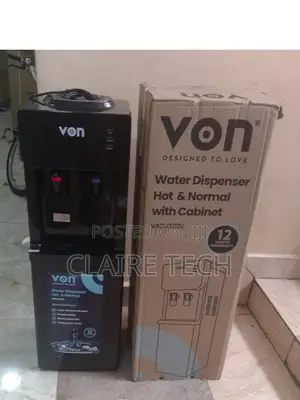 Black Von Hot and Normal (VADJ2112K)Water Dispenser