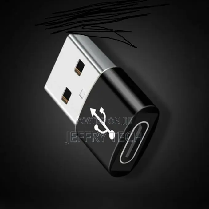 2PCS USB-C Type C Female to USB Male Adapter for iPhone 12