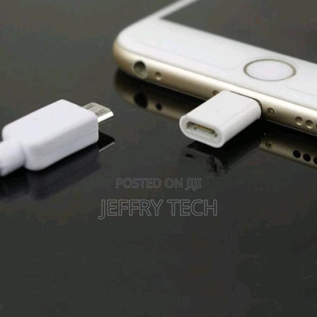 General 2pcs Micro USB Cable to 8 Pin Adapter for iPhone 8 7 - thumbnail 2