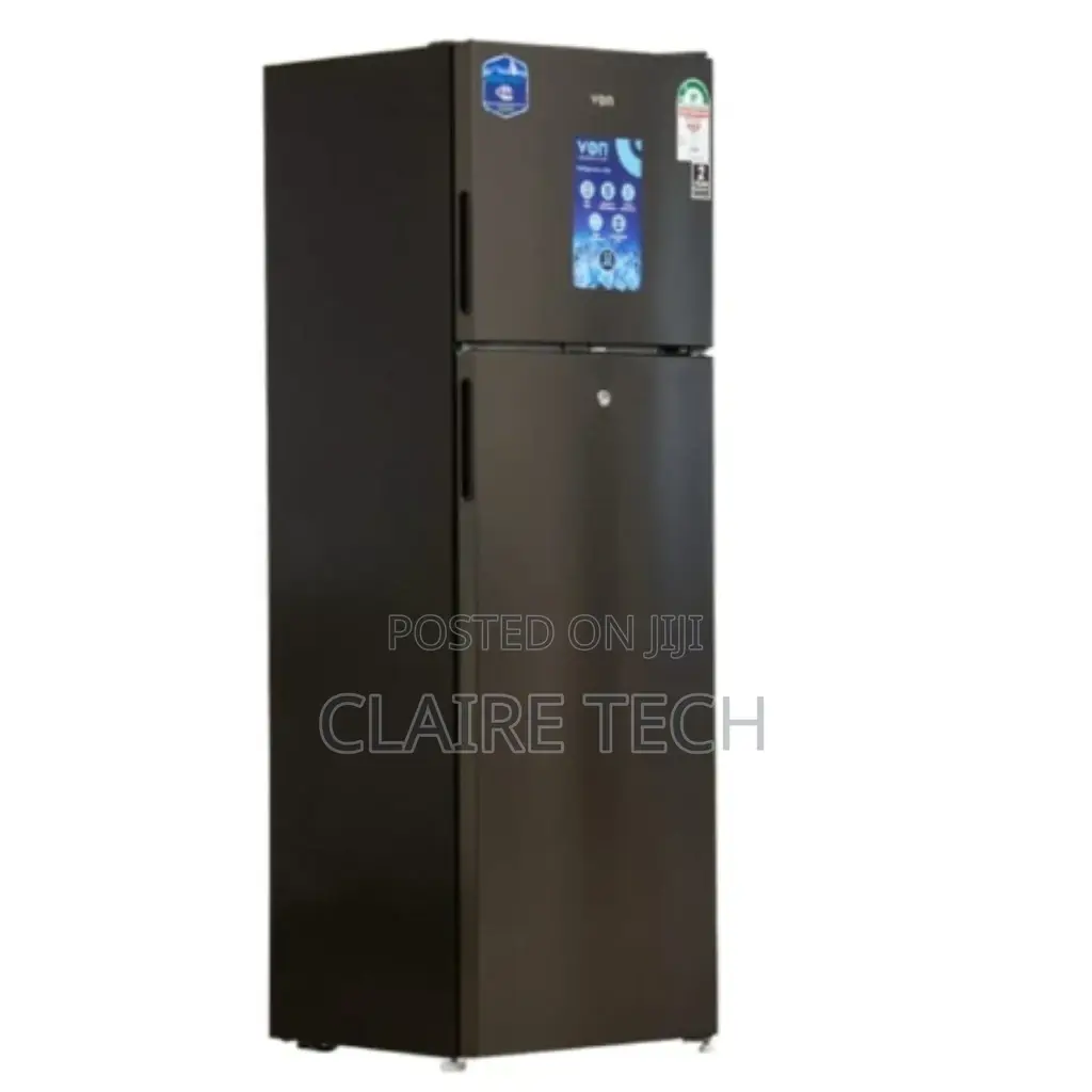 Grey 168 Litres Double Door Fridge VON Brand