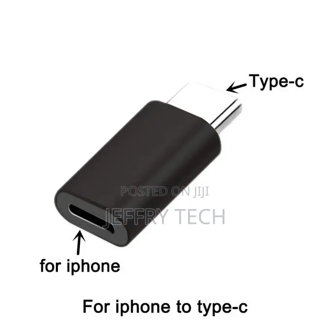 Adapter for Apple iPhone IOS 8pin to Type-C Connector