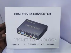 1080P HDMI to VGA Converter With Rca Port