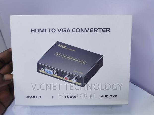 1080P HDMI to VGA Converter With Rca Port