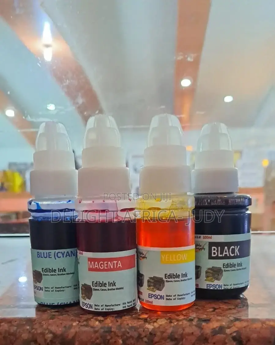 Edible Inks for Photo Cake Printer 100ml Quantity