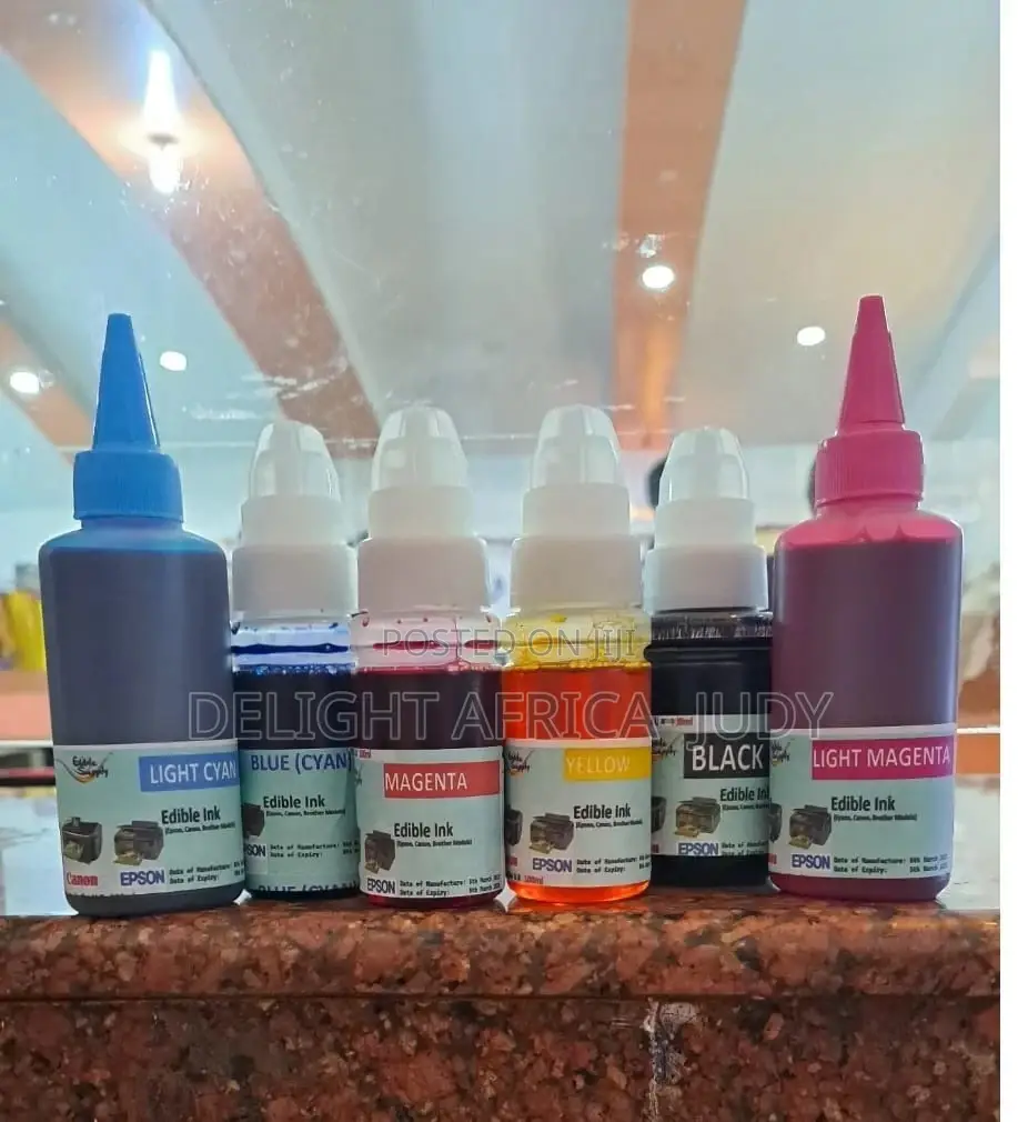 Edible Inks for Photo Cake Printer 100ml Quantity