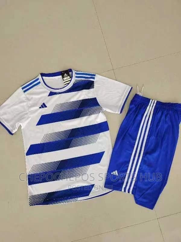 White Quality Imported Football Jerseys - main view