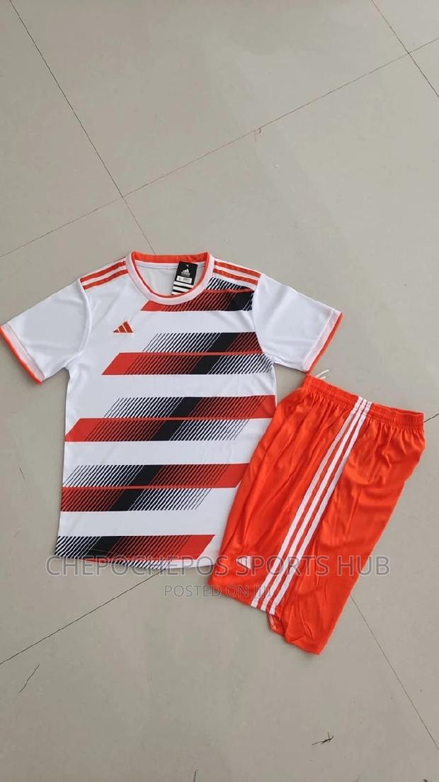 White Quality Imported Football Jerseys - thumbnail 3