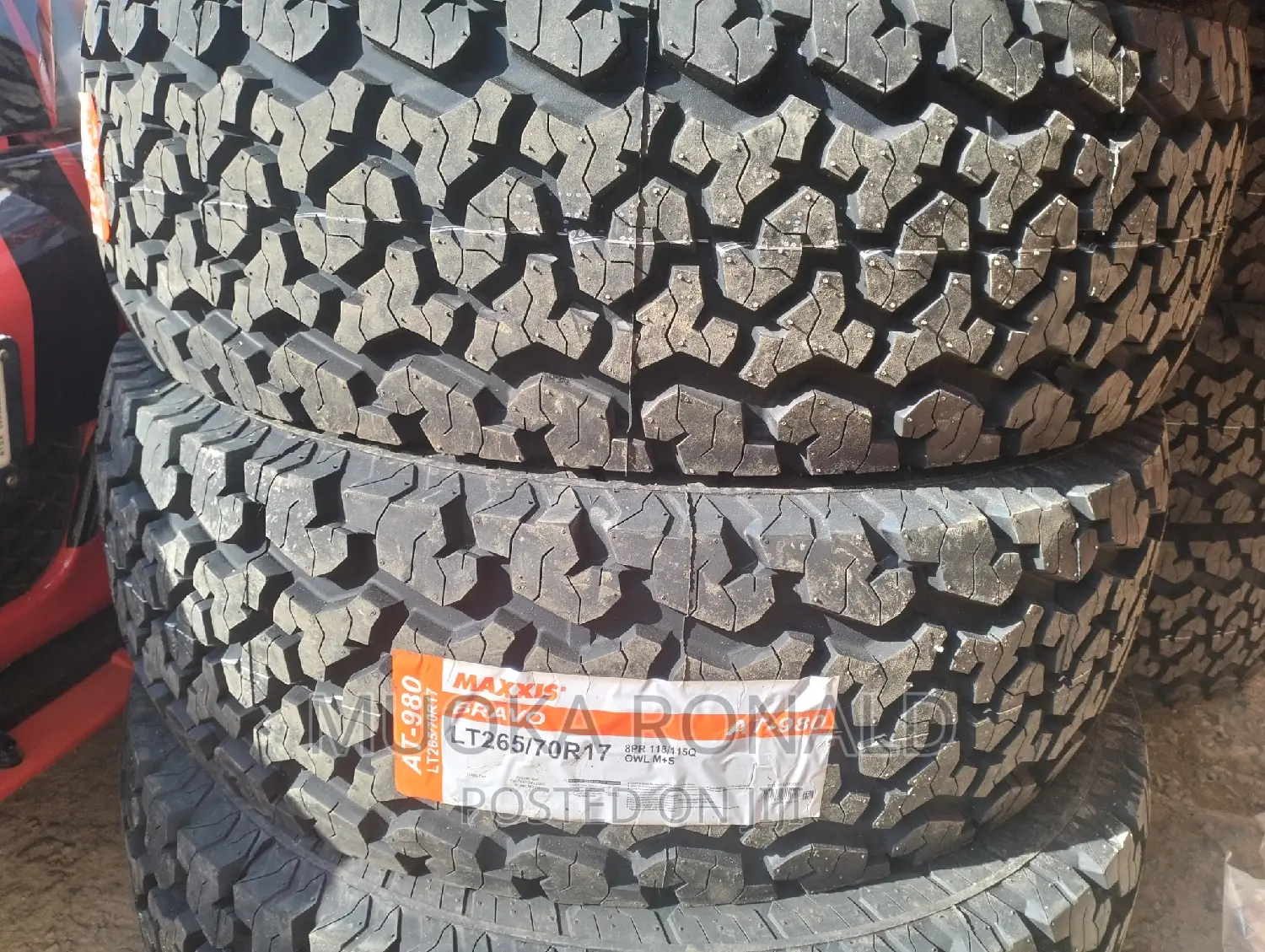 265/70r17 Maxxis Tyre (A/T980) Bravo