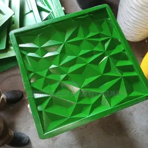 3D Wall Panel Gypsum Mold Small Diamond)