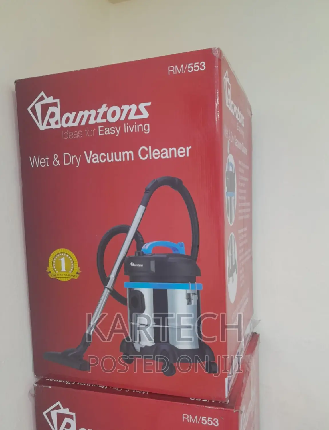 21 Litres Ramtons Wet and Dry Vacuum Cleaner in Nairobi Central Home