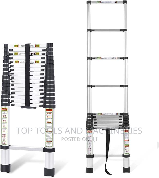 Single Sided Telescopic Ladders 3.8mtrs 8step