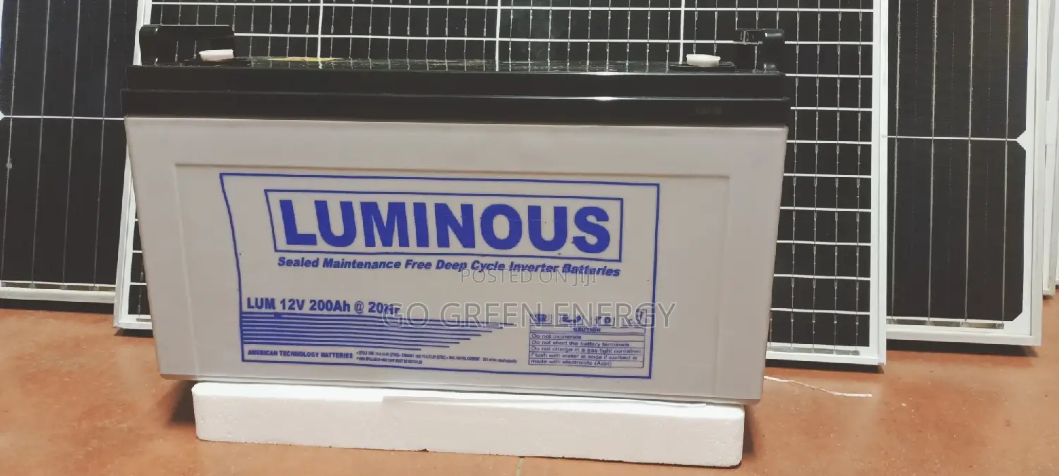 Original 200ah Luminous Solar Battery