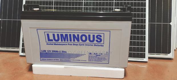 Original 200ah Luminous Solar Battery