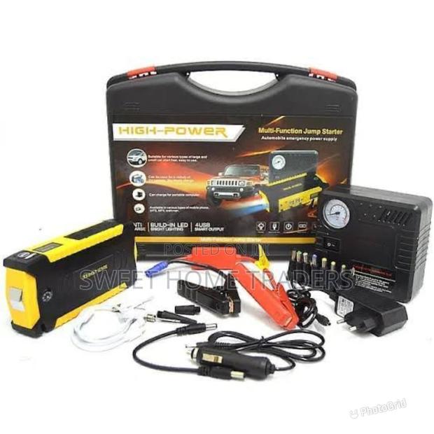 Portable Car Jump Starter Kit and Air Compressor