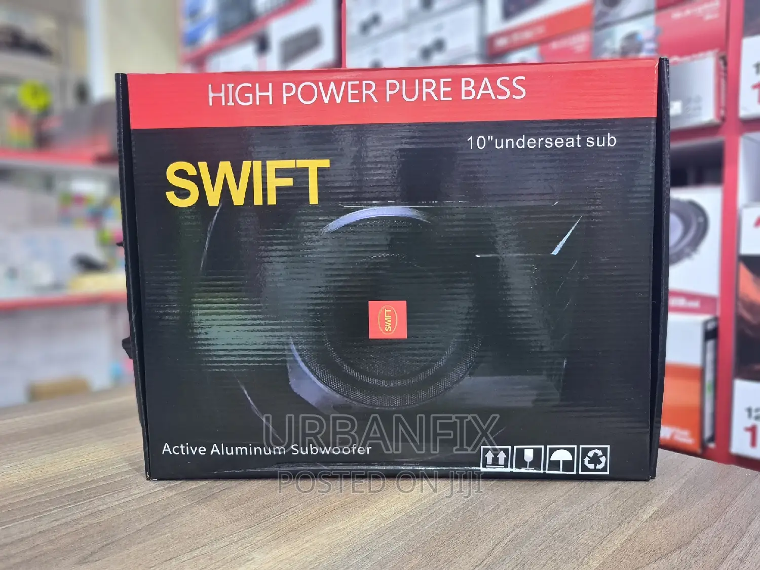 10 Inch Swift Underseat Subwoofer 800 Watts Maximum Power