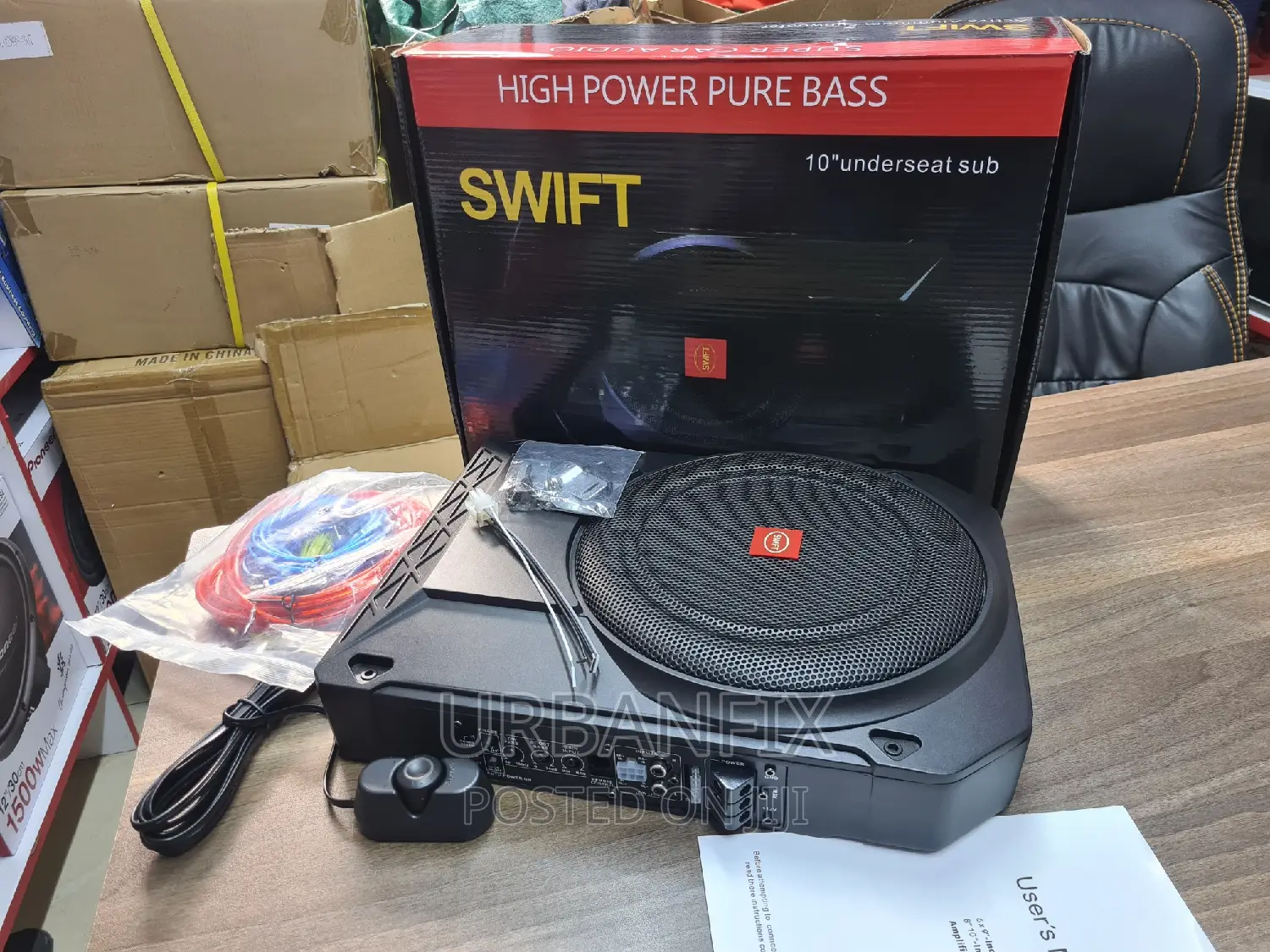 Swift 10 Inch Underseat Powerful 800 Watts Subwoofer in Nairobi Central