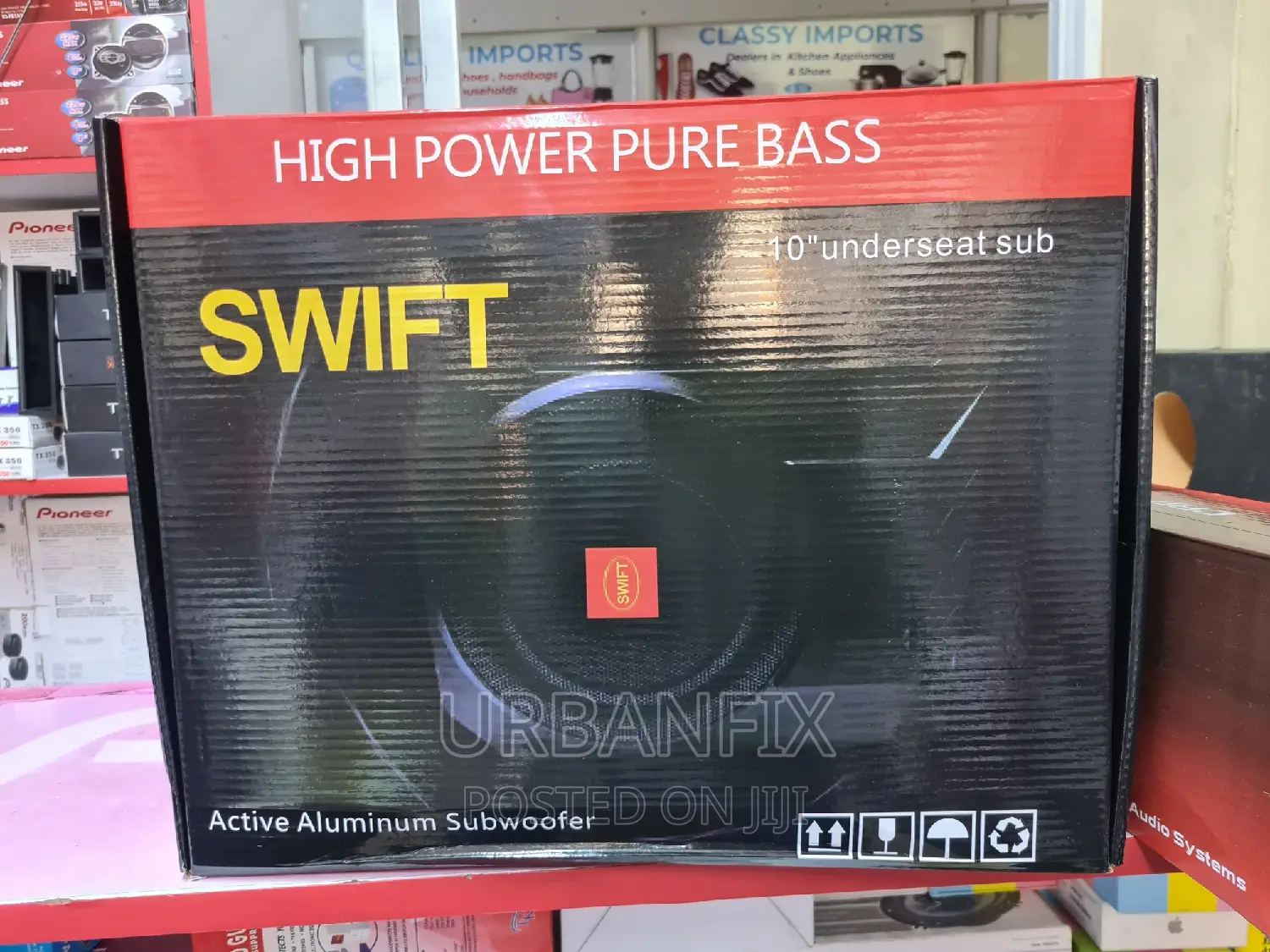 10 Inch Swift Underseat Subwoofer - 800watts