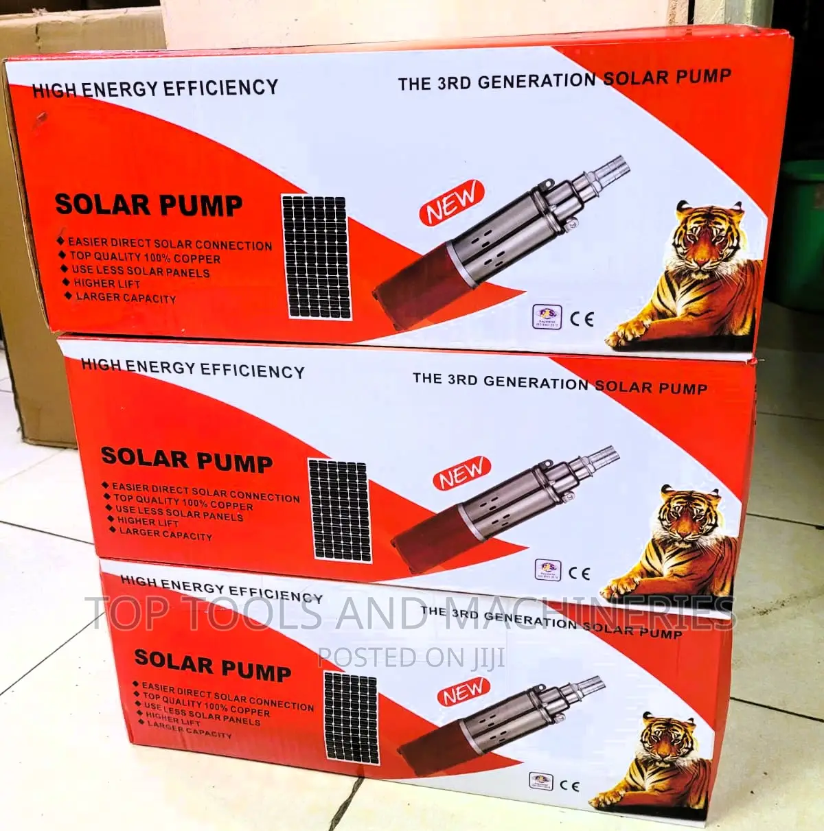 50m Submersible DC Solar Water Pump 24V 250W