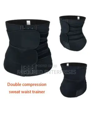 Double Strap Waist Trainer Corset Belly Slim Belt Body Shape