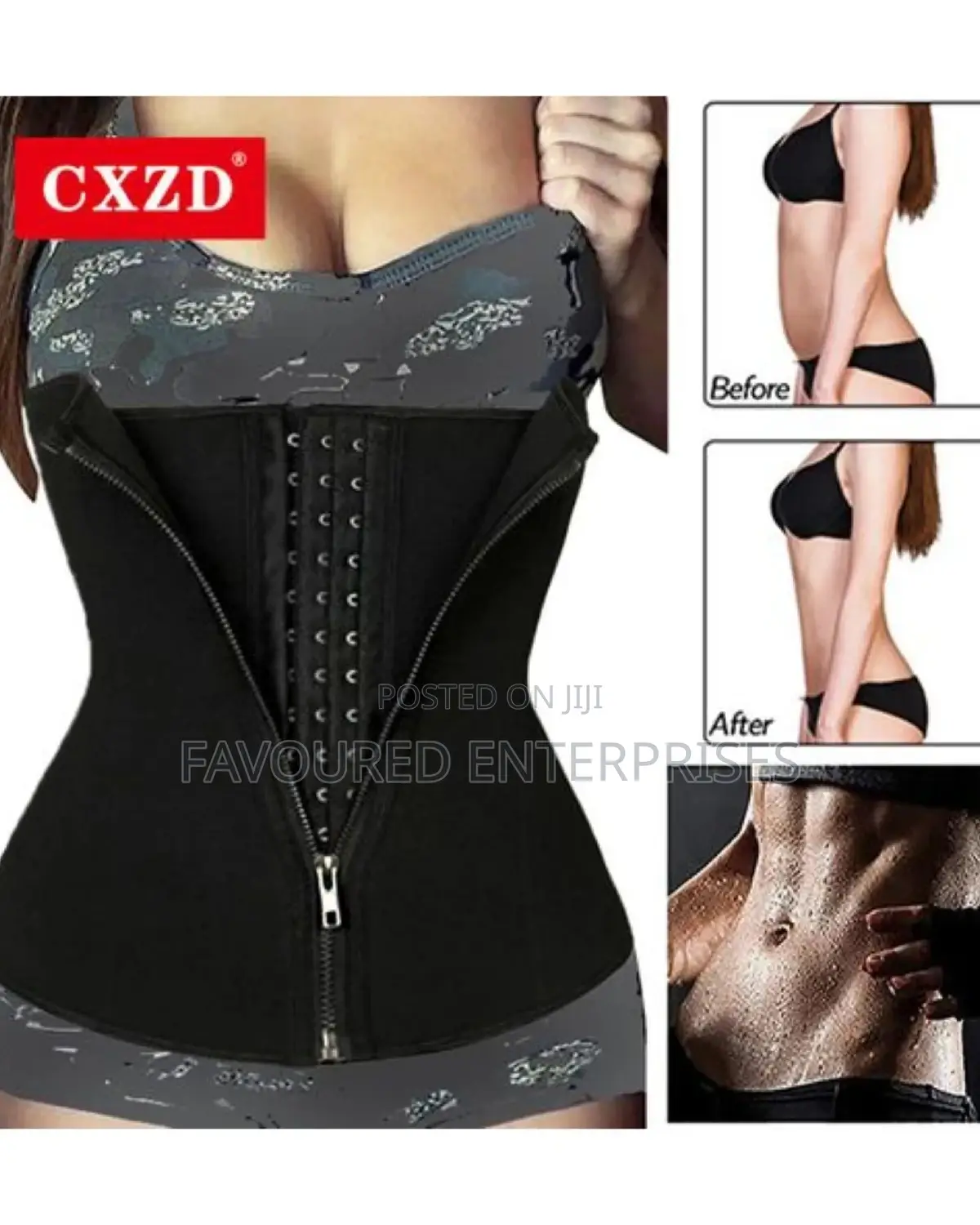 Slimming Corset Waist Trainer Zipper Corsets