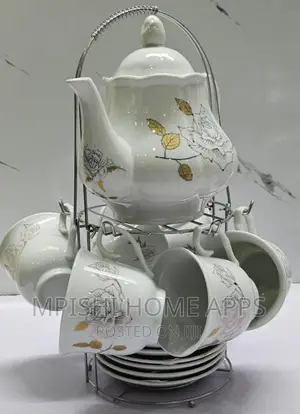 14pc Porcelain Ceramic Tea Set