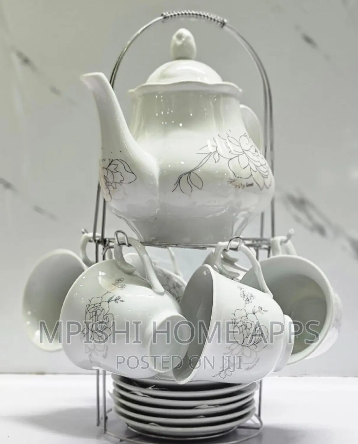 14pc Porcelain Ceramic Tea Set