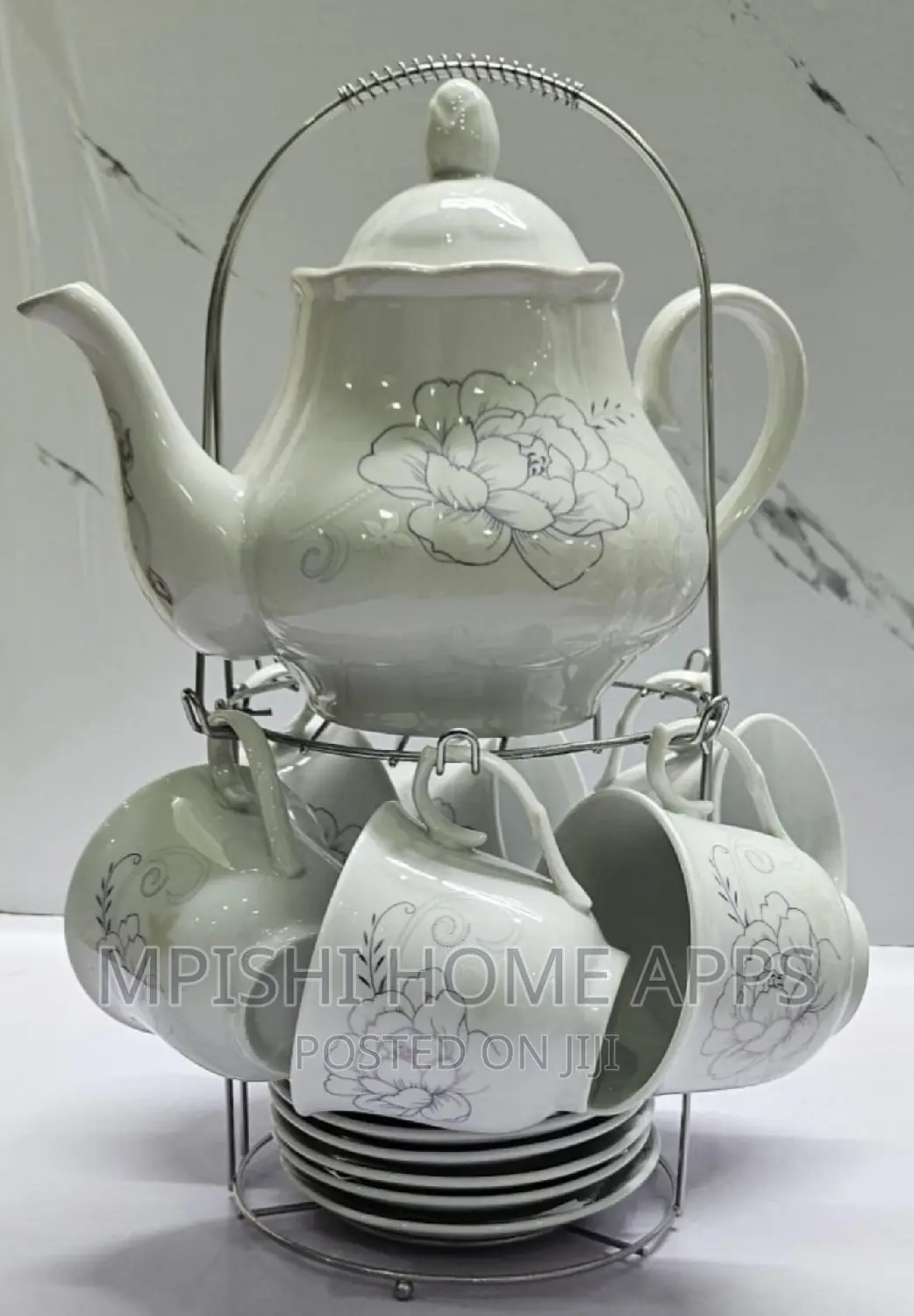 14pc Porcelain Ceramic Tea Set