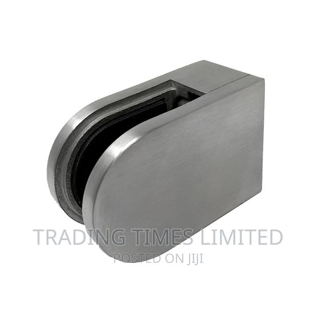 D - Shaped Glass Clamp/ Glass Bracket - main view