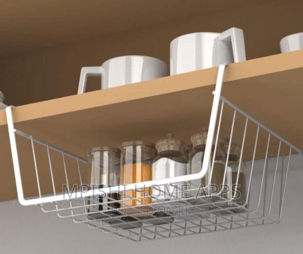 *Black or White, Under Shelf Mesh Rack