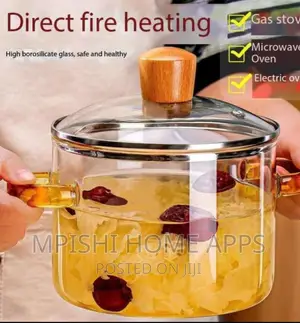 Classy Borosilicate Cooking Clear Pot Now Available